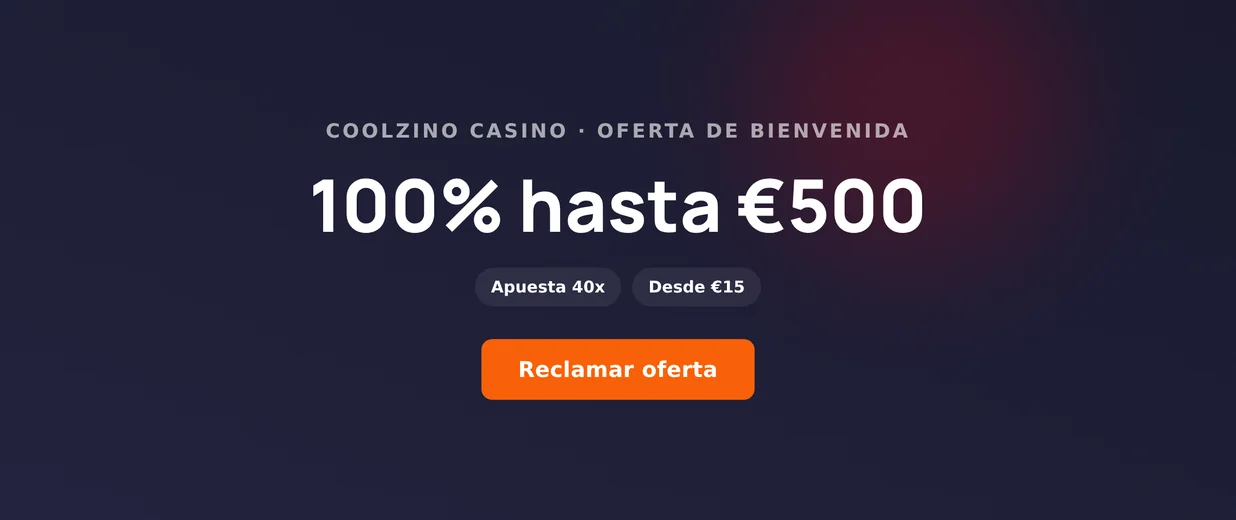 Reclama el bono de bienvenida